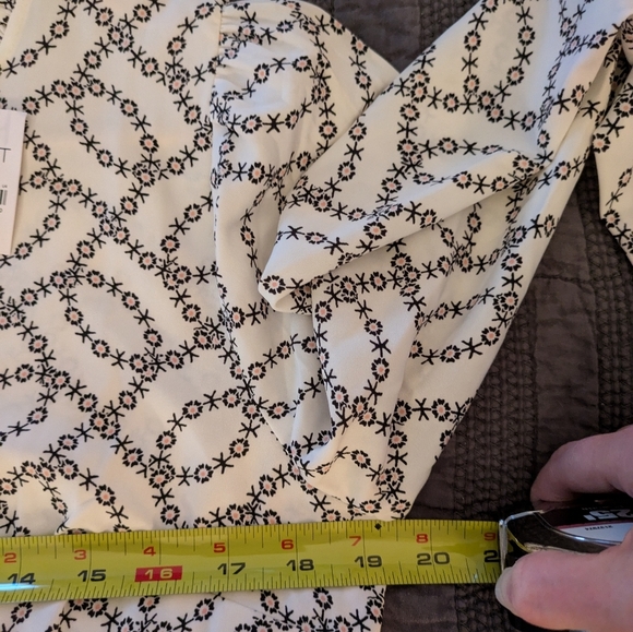 LOFT Midi Long Sleeve Dress 8 NWT - Picture 11 of 13